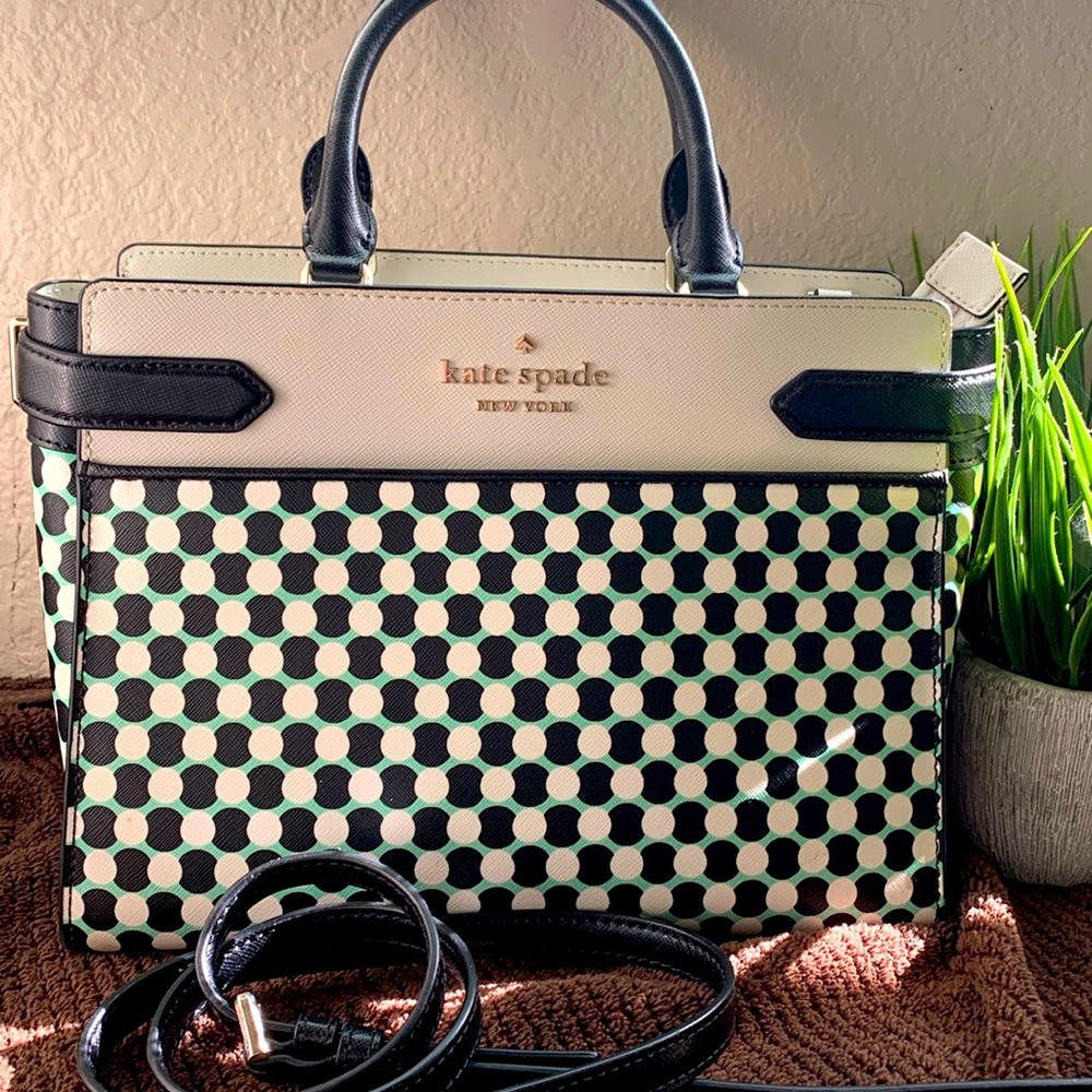 NWOT Kate Spade New York STACI NEW BENAY SPOT MEDIUM SATCHEL